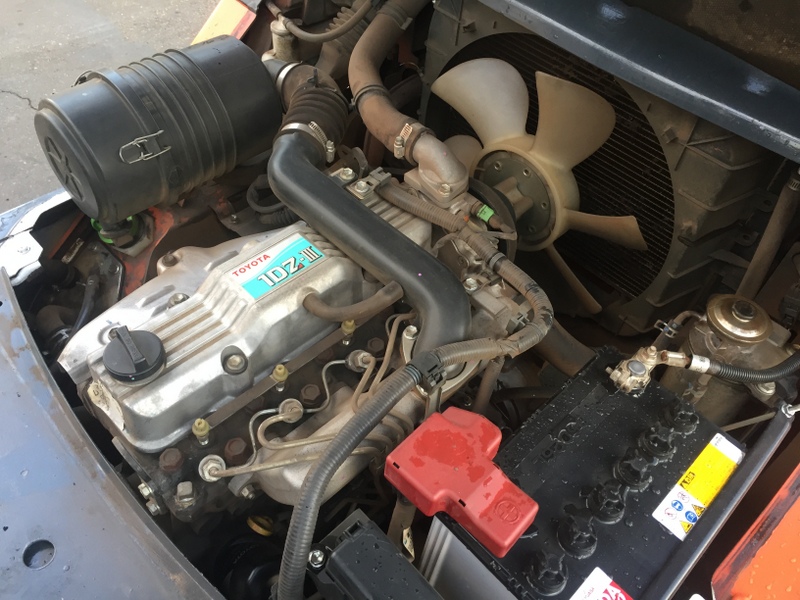 Forklift Cooling system in IC Toyota model