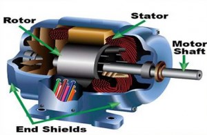 Electric pump motor parts