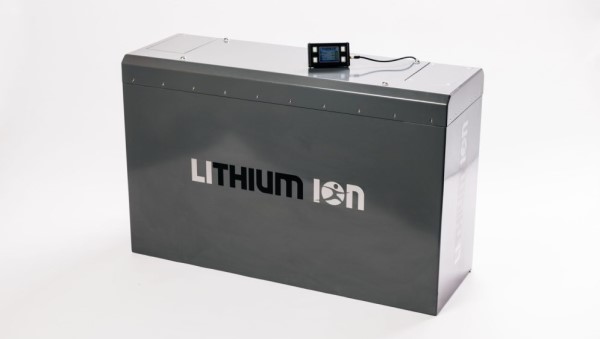 An image of a Lithium-ion forklift battery