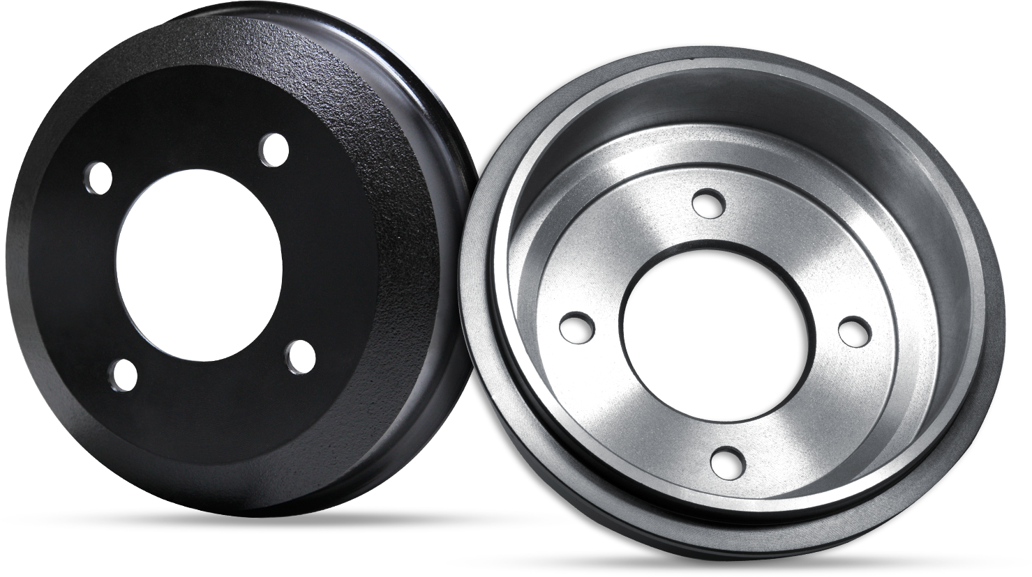 A pair of brake drums for Clark forklifts